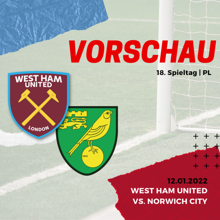 Vorschau - West Ham United ns. Norwich City - 11.01.2022